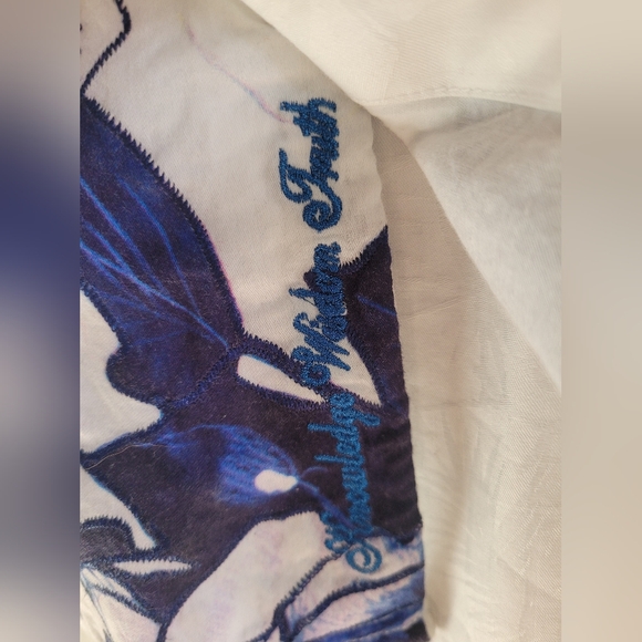 Robert Graham $328 Luxe Chinoserie Seen Exclusive Embroidered 100% Cotton Medium - Picture 13 of 16